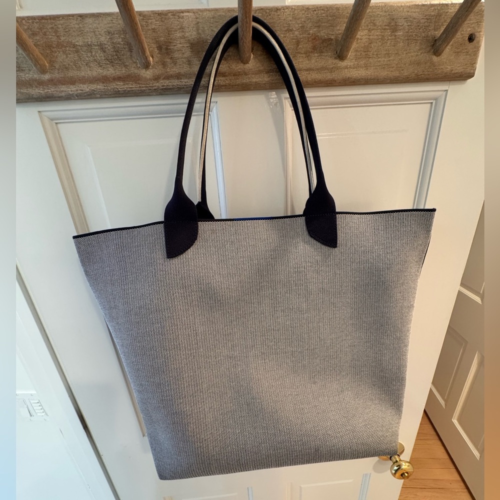 Rothy's The Lightweight Tote in Gray and Blue
